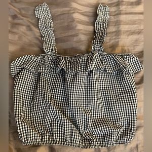 American Eagle Gingham Top Size S